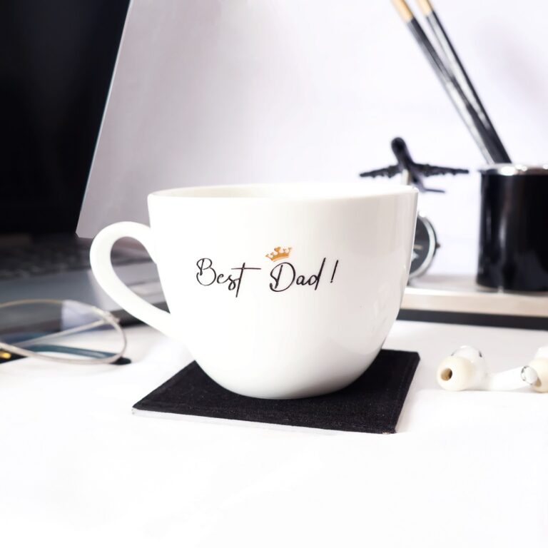 Small White Ceramic Mug