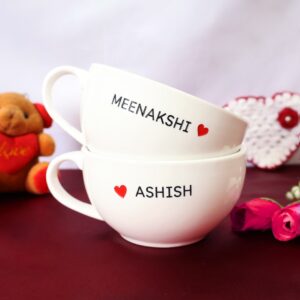 Large White Ceramic Mug