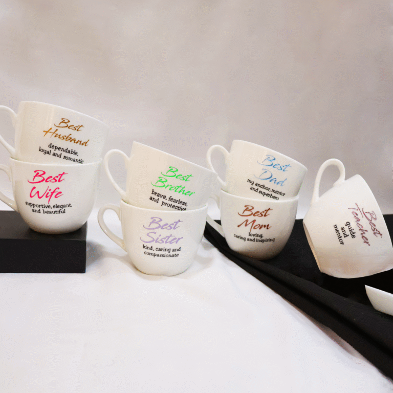 Small White Ceramic Mug