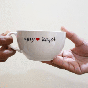 Large White Ceramic Mug