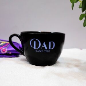 Small Black Ceramic Mug