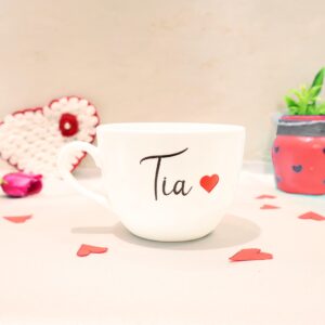 Small White Ceramic Mug