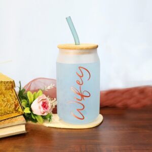 Frosted with Colored Engraving