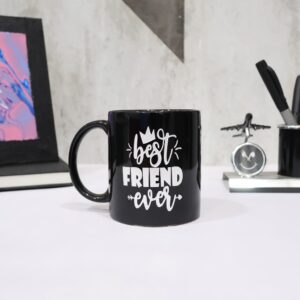 Straight Black Ceramic Mug