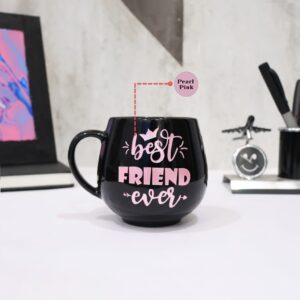 Oblong Black Ceramic Mug